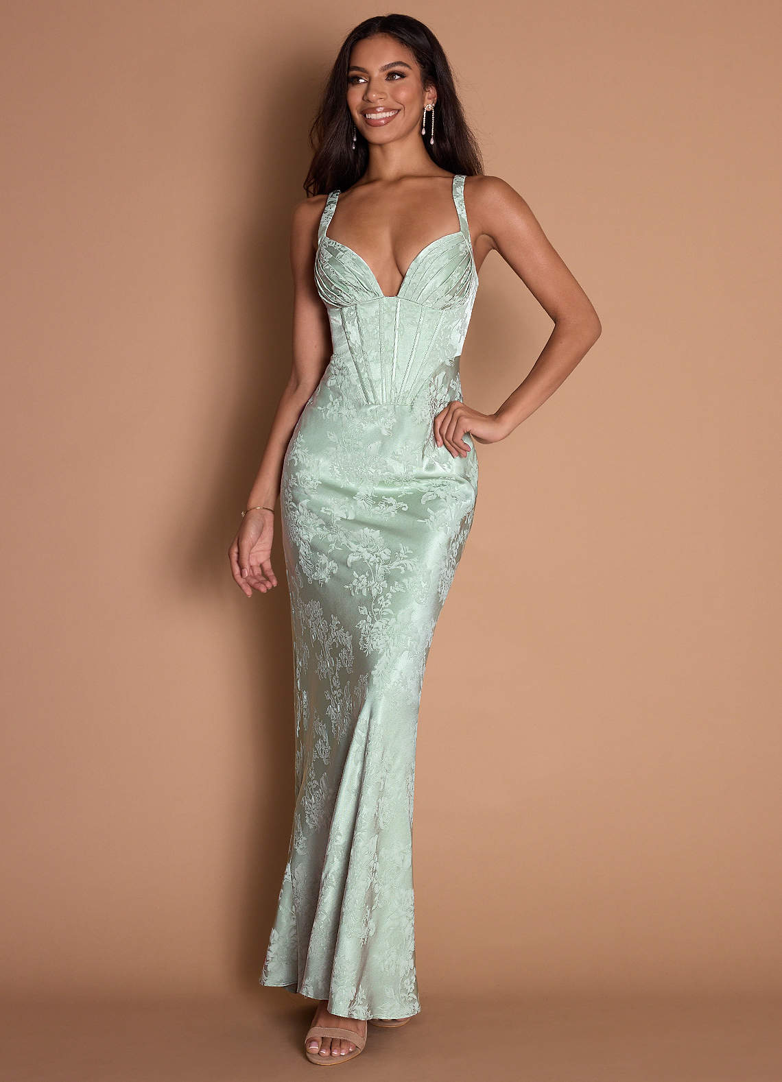 Maxi jurk Sabina Soft Green image1