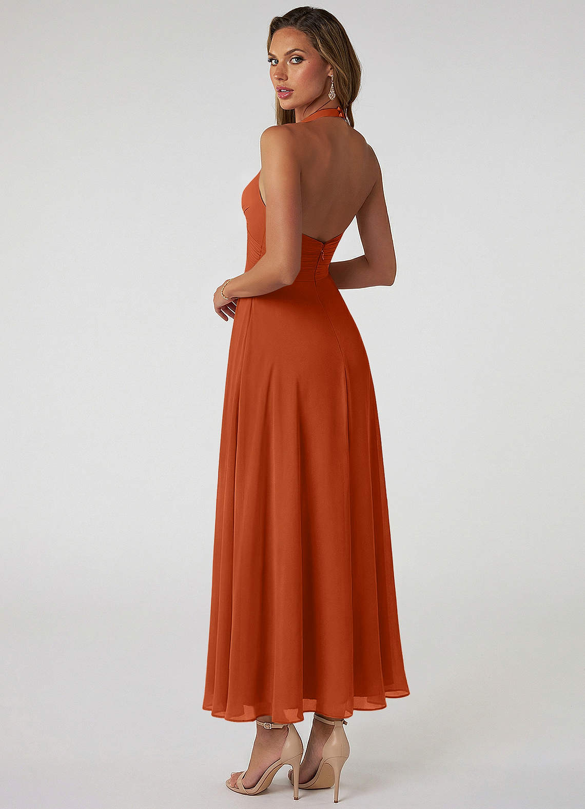 azazie burnt orange bridesmaid dresses Tessie wedding burnt orange bridesmaid dresses