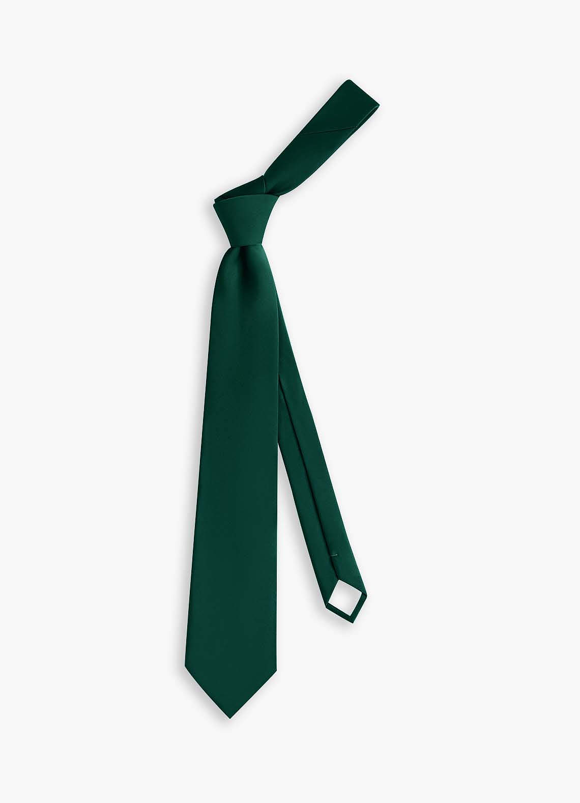 front Stretch Satin Wide Tie