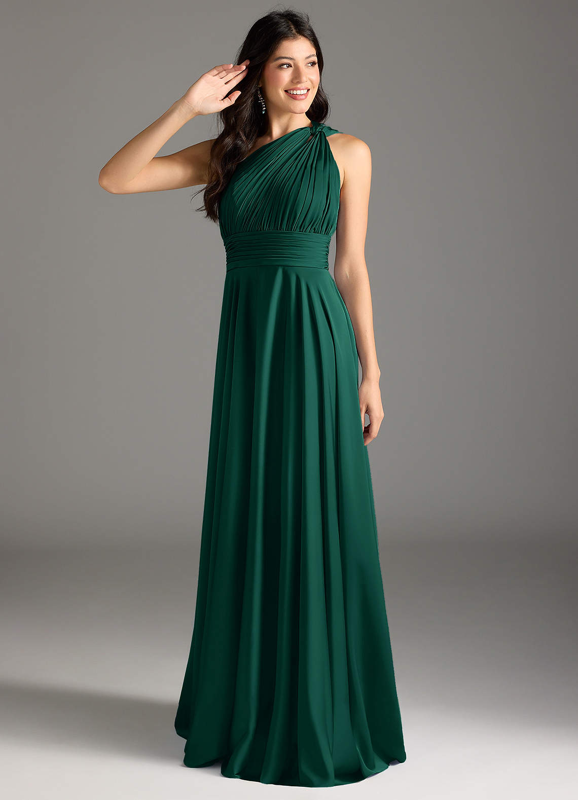 Azazie Charlize Emerald Bridesmaid Dresses | Azazie