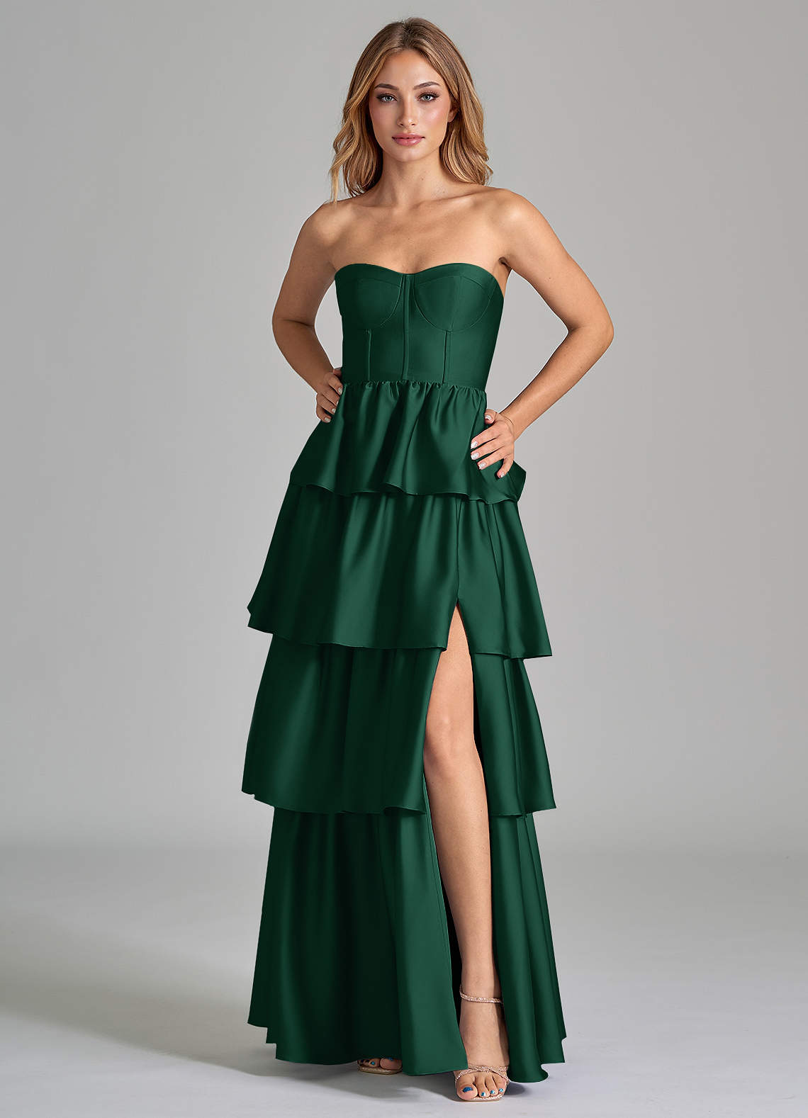 strapless open back dress Sherri Hill 55927 Dress: Elegance and Grace for Fall 2023 – Mydressline