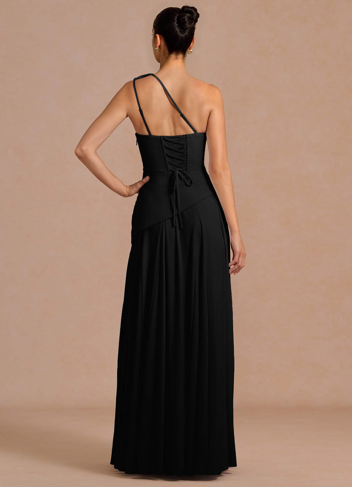 Bianca BLack Maxi Dress | Azazie CA