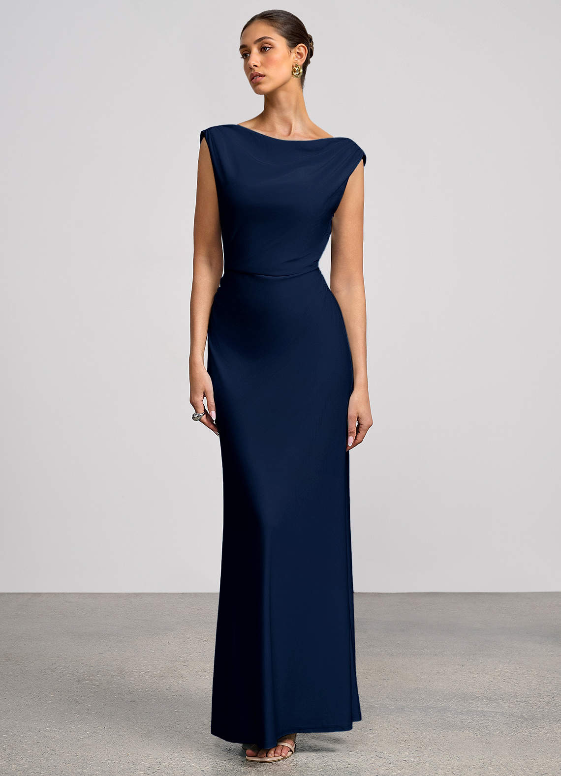 Althea Navy Maxi Dress image3