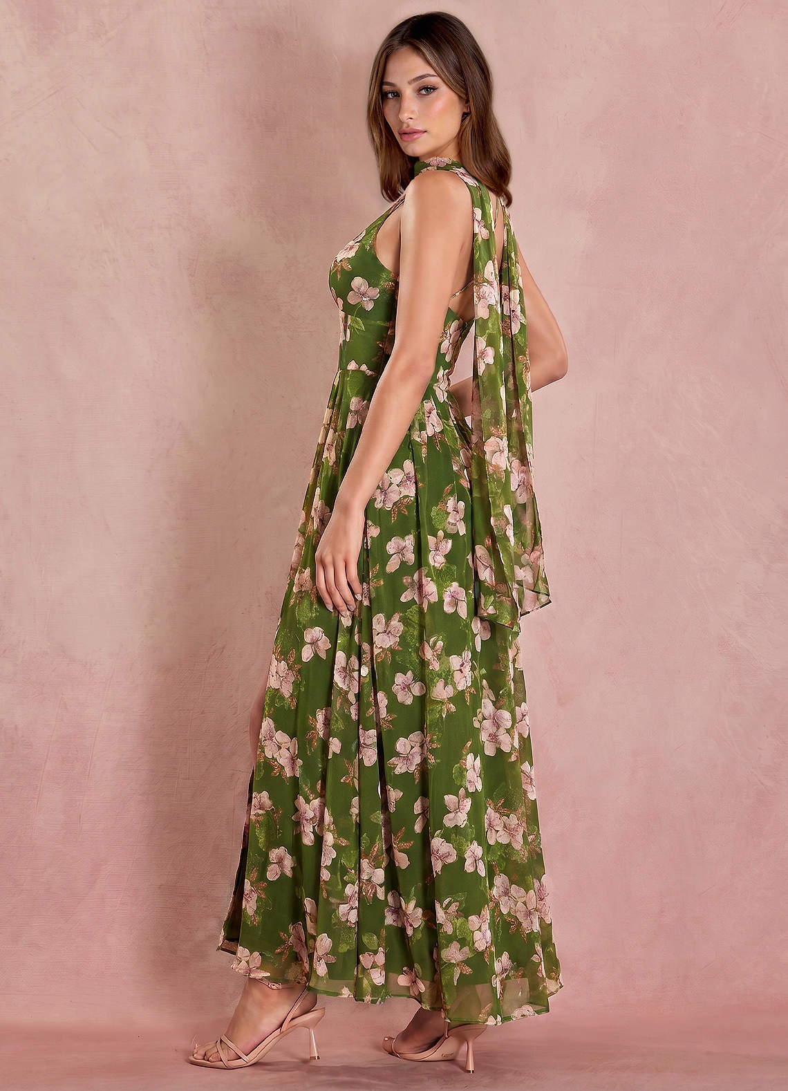fiora maxi dress Fiora Pleated Dress