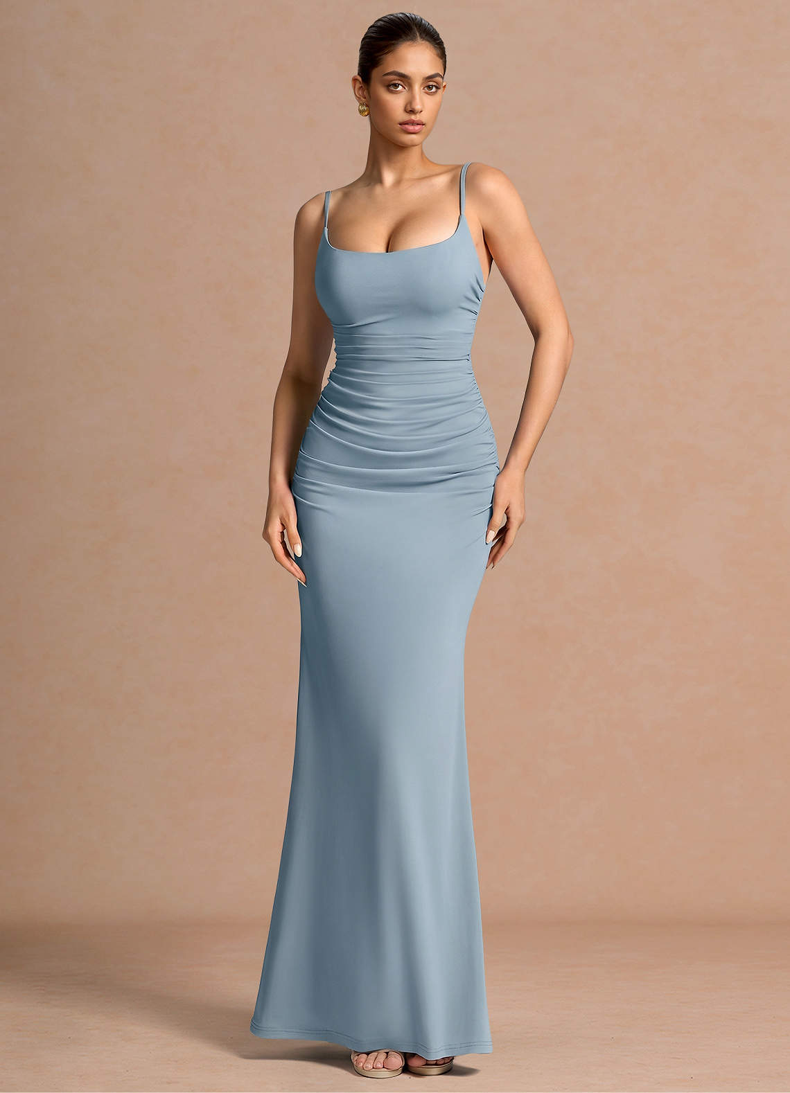 jolene bridesmaid dresses Roma Forest Green Satin Bridesmaid Dress | Halterneck Maxi | Sizes 8–22