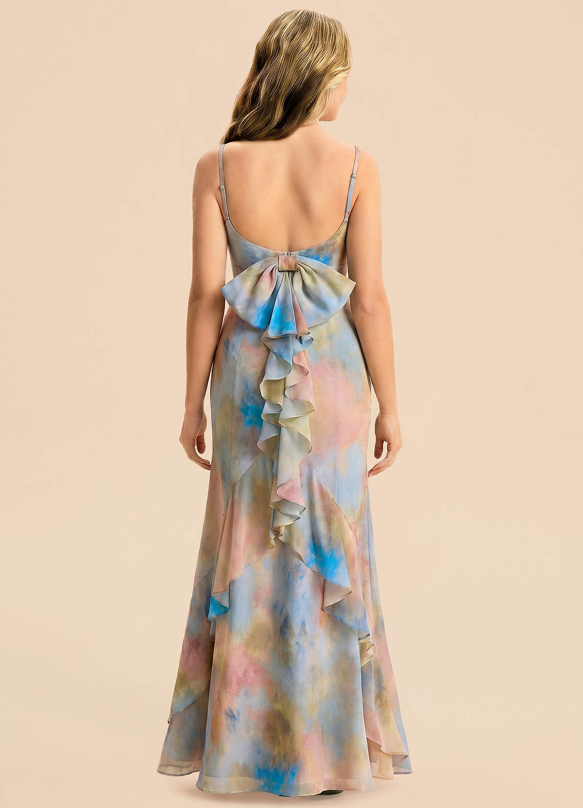 front Azazie Celinae Junior Formal Dress