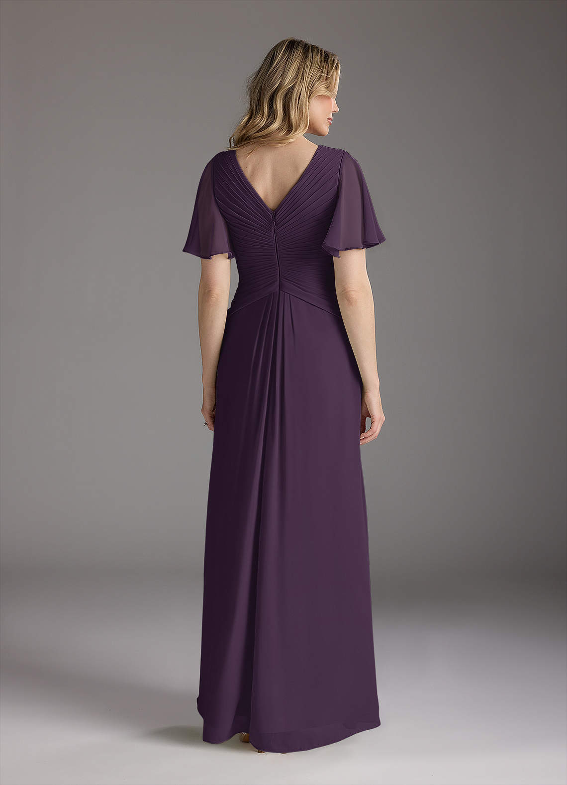 ipomoea party dress Ipomoea Morning Glory Party Dress Azazie Emmeline Pine A-Line V-Neck  Pleated Mesh Dress Azazie
