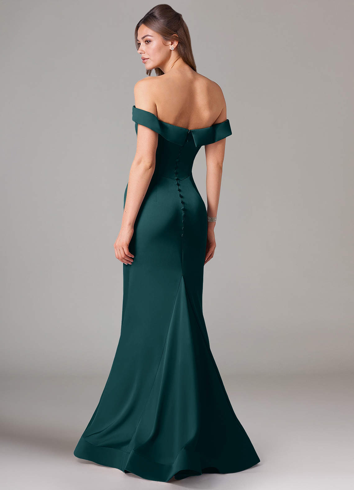 blue dress for baby girl Amsale Long Bridesmaid Dress Everly Ruby
