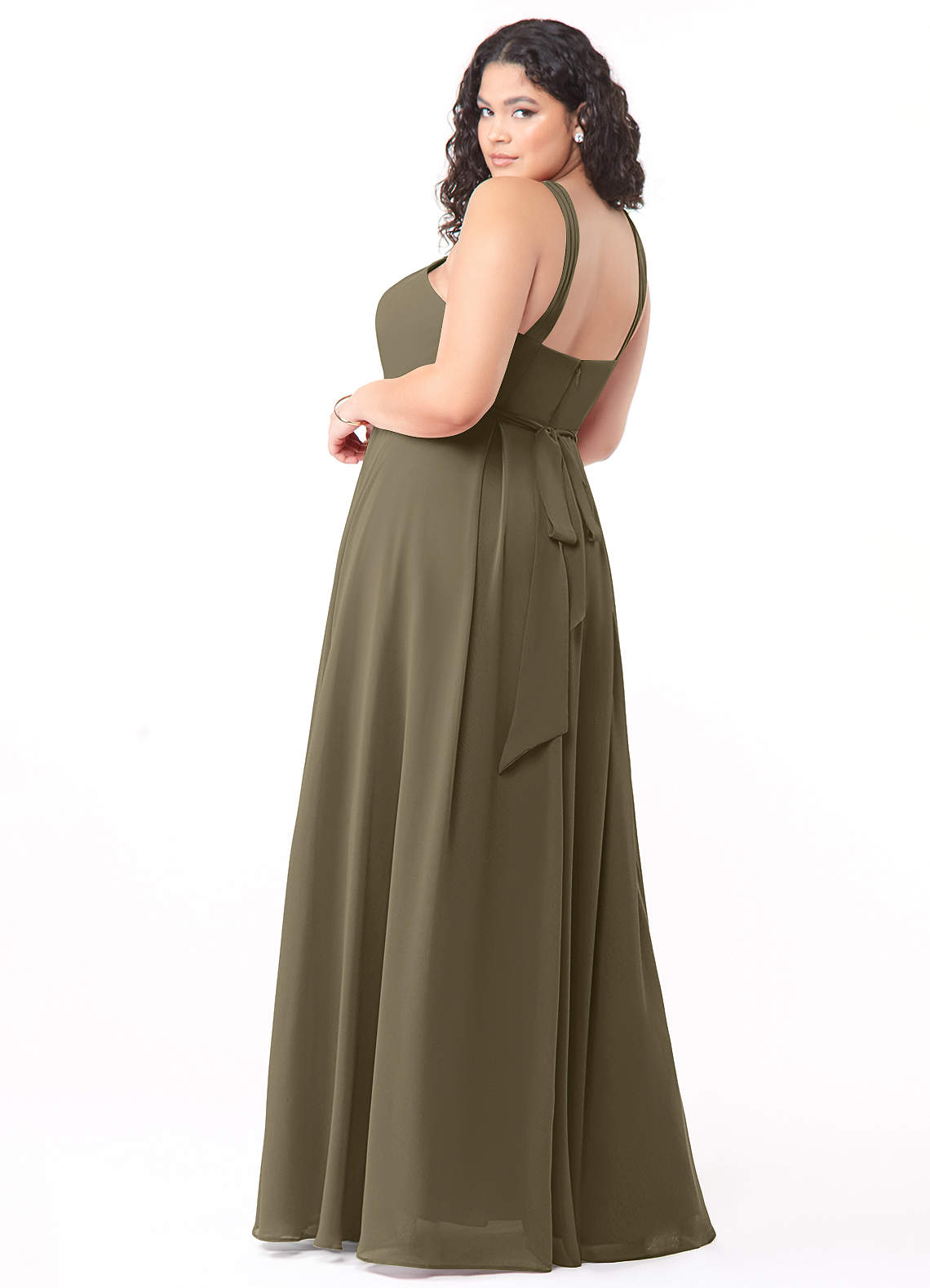 dixie maxi dress green ombre Azazie A-Line Halter Neck Floor-Length Chiffon Bridesmaid Dresses in demand