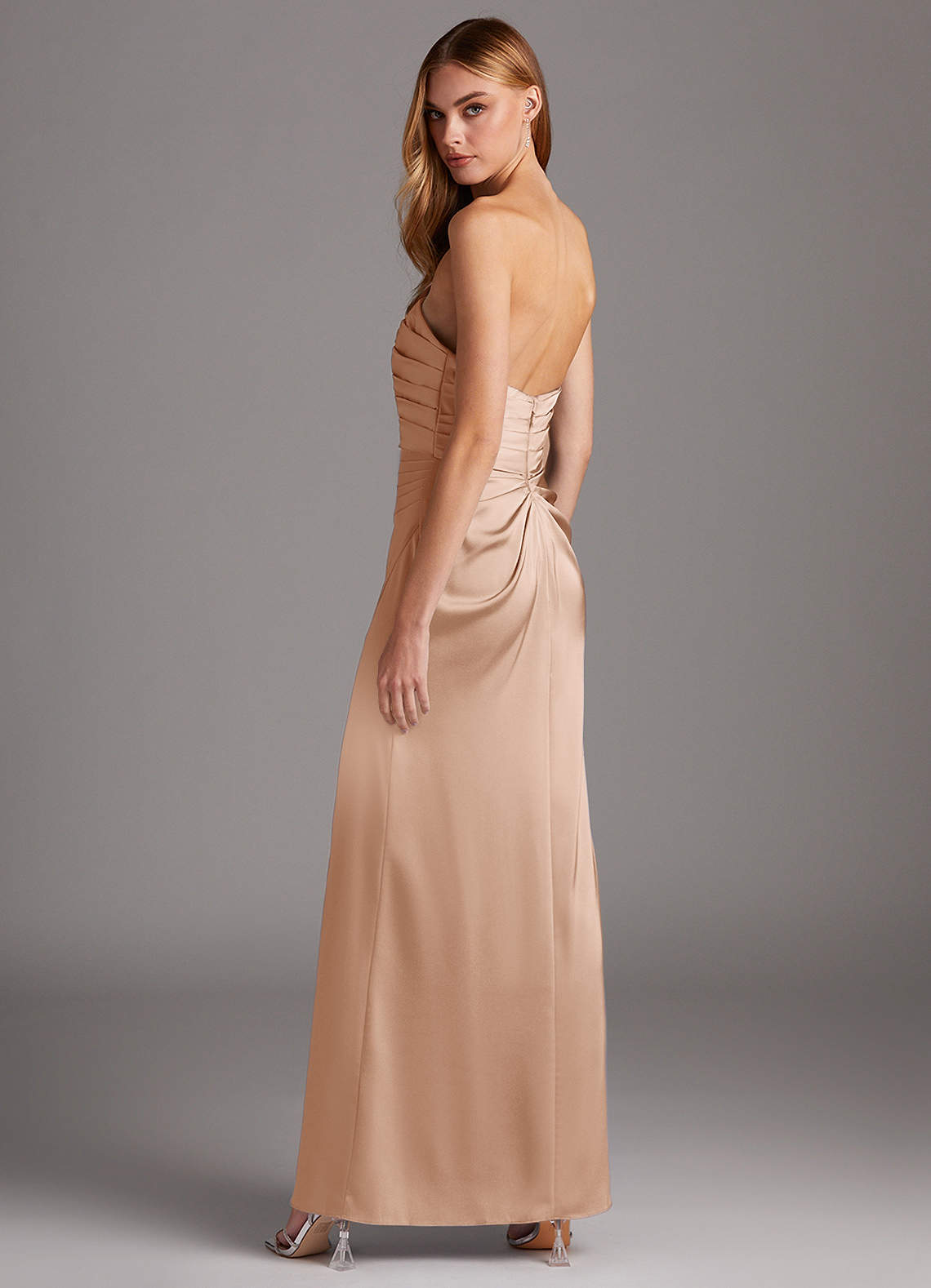 azazie lexie stretch satin dress Azazie Lexie