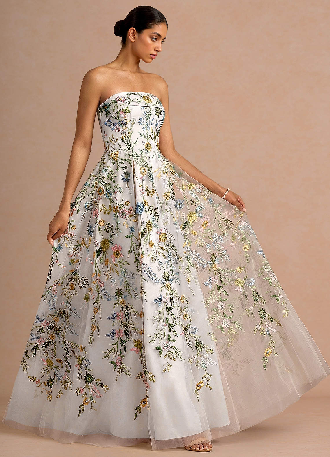 vestido Maxi Branco Evangeline image2