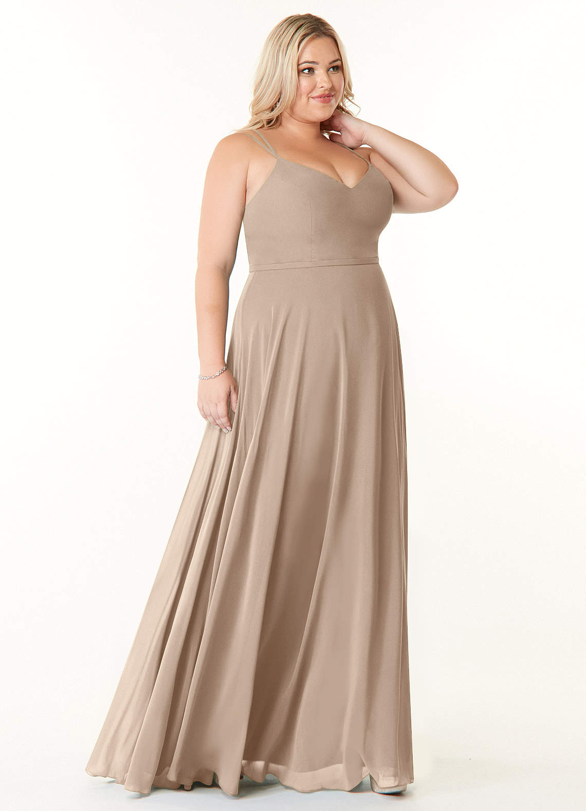 white christmas dresses Janie Navy Chiffon Maxi Dress with Sweetheart Neckline and Scarf main image 1