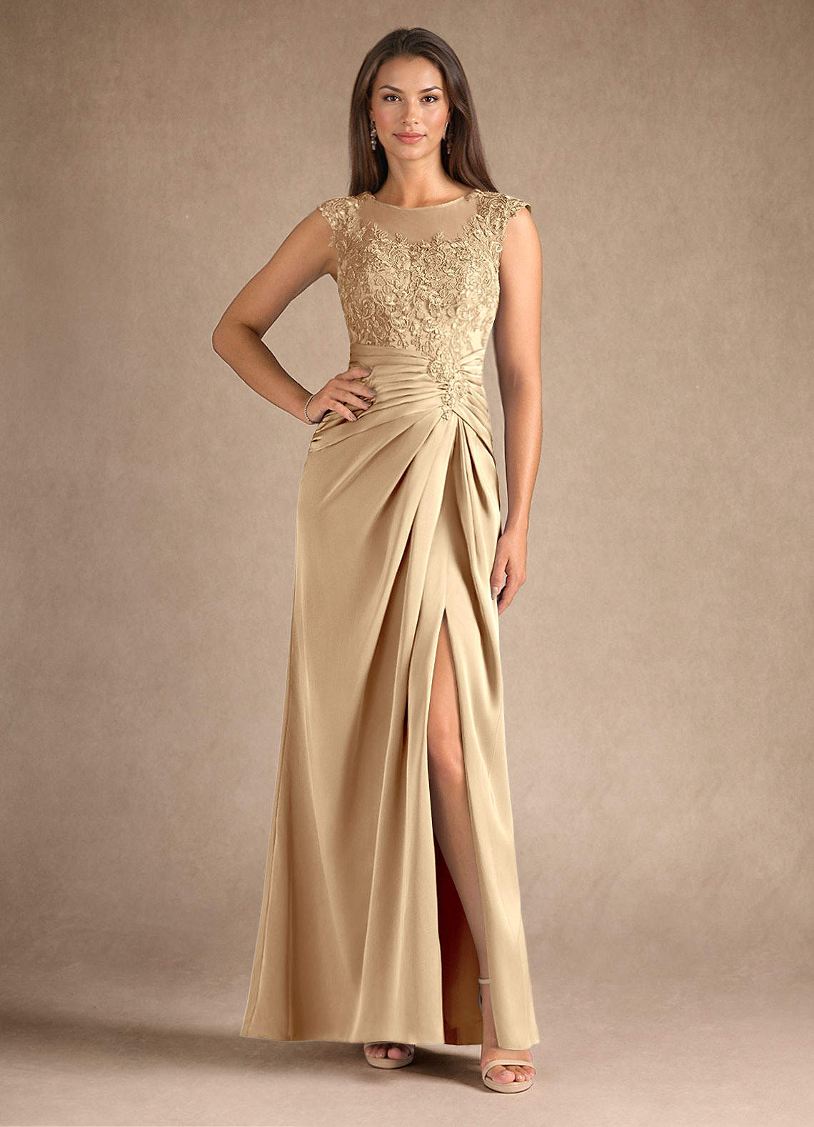 green emerald velvet dress Stephanie Allin Santa Barbara