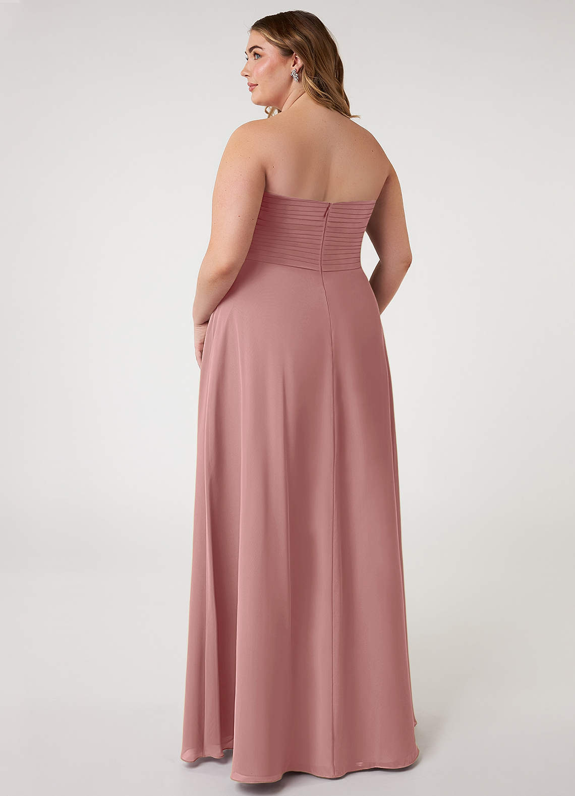 Convertible Dress Dusty Pink Plus Size Bridesmaid Dresses Infinity