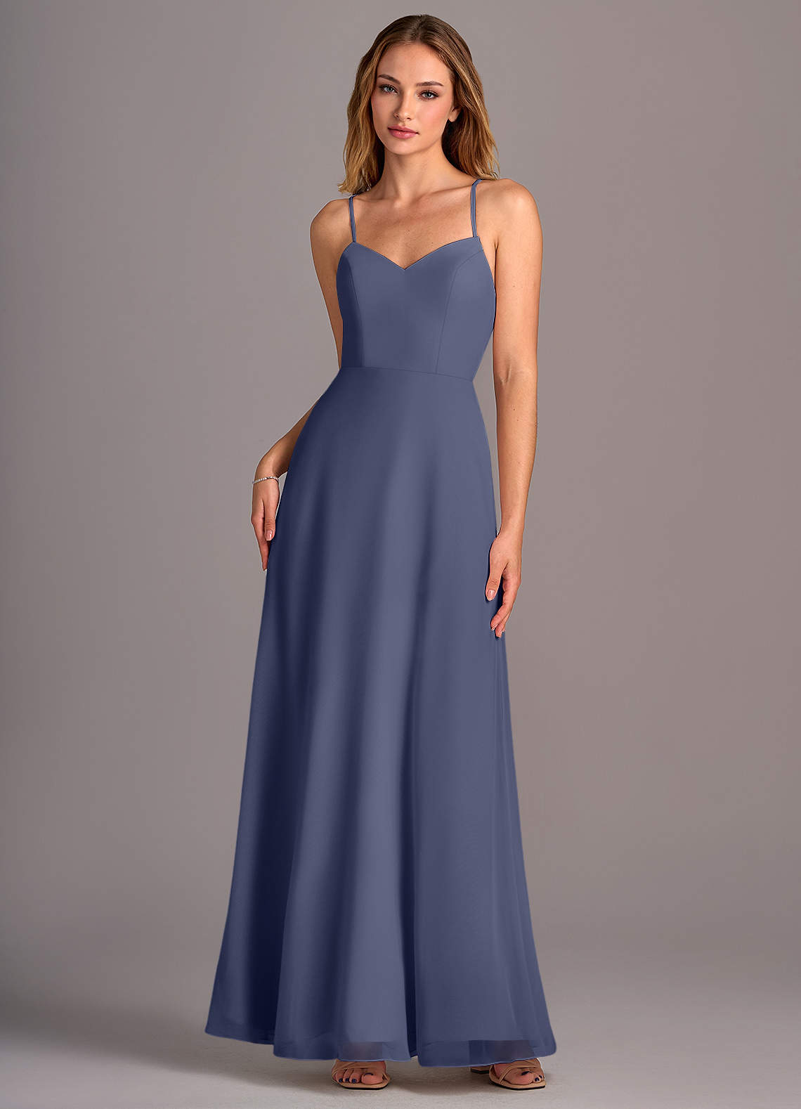 Azazie Mei Bridesmaid Dresses Stormy A-Line Chiffon Dress image1