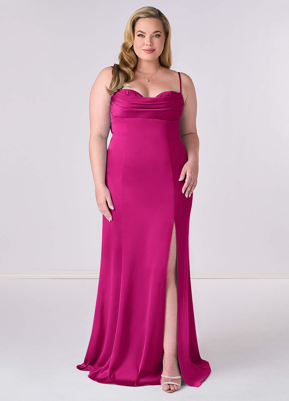 Fuchsia Barbie™ Azazie 1005 Bridesmaid Dresses 