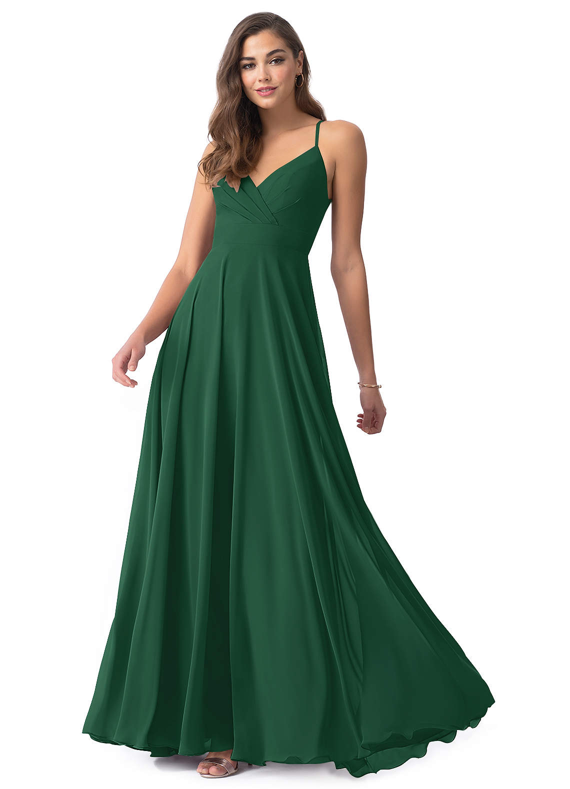 Azazie on sale dark green