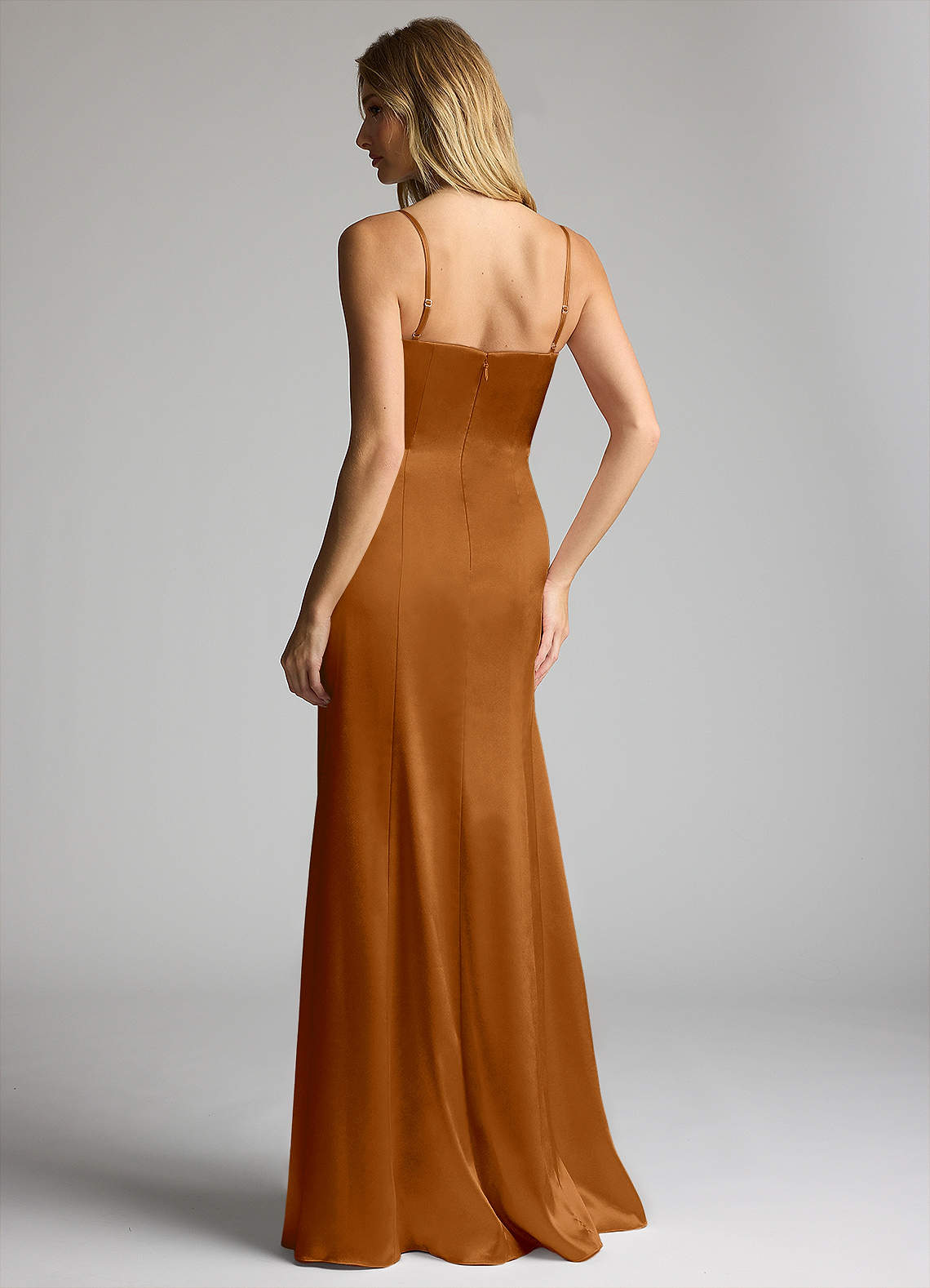 Azazie Kimmie Copper Bridesmaid Dresses | Azazie