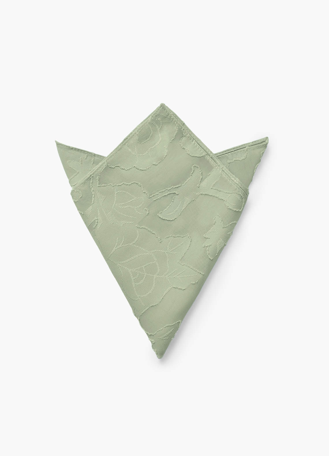 front Floral Burnout Pocket Square Set– 4 Pieces