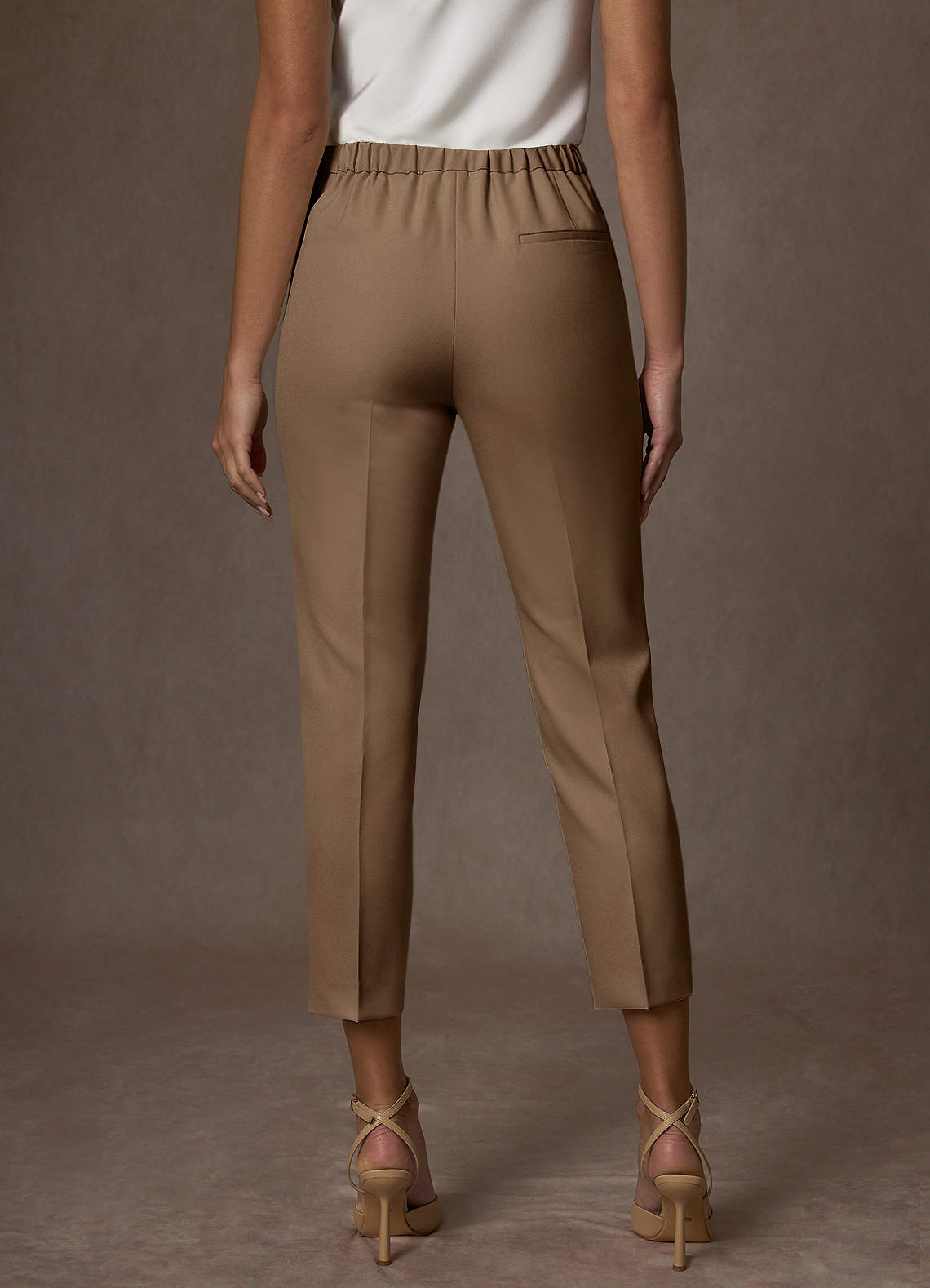 front Charlotte Trufa Pantalones de vestir de tejido refinado