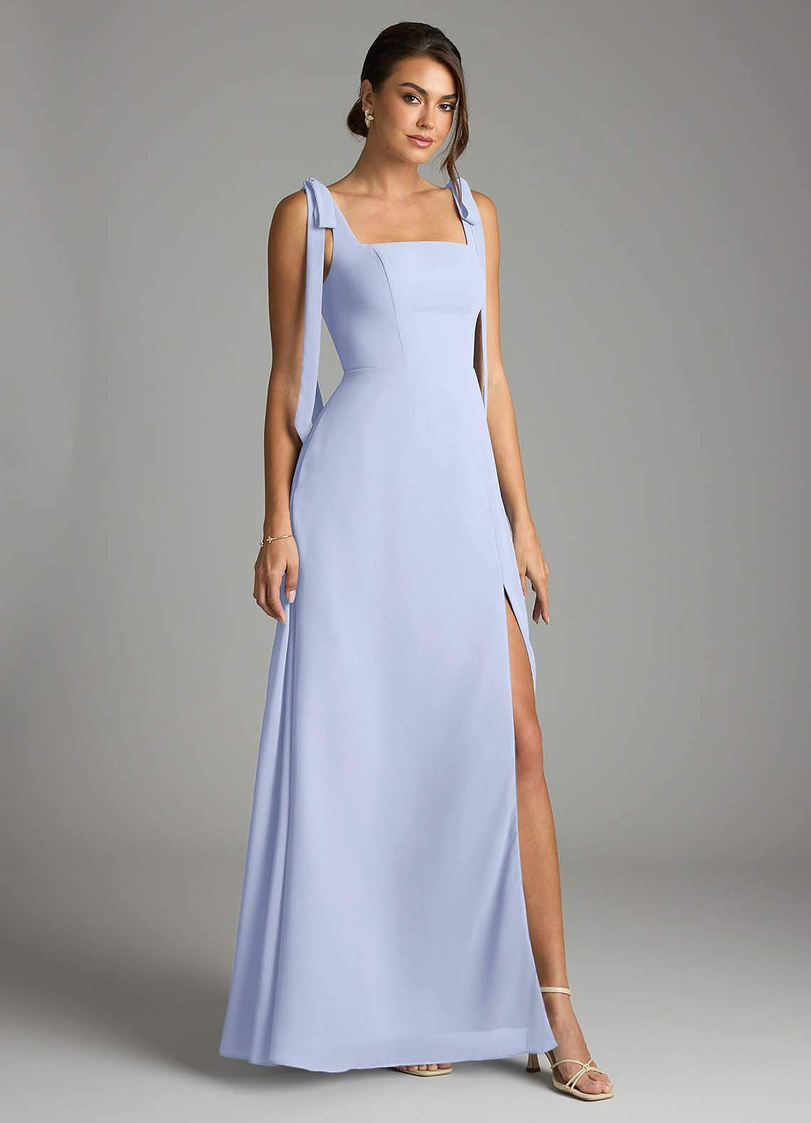 azazie ice blue bridesmaid dresses Azazie Debra