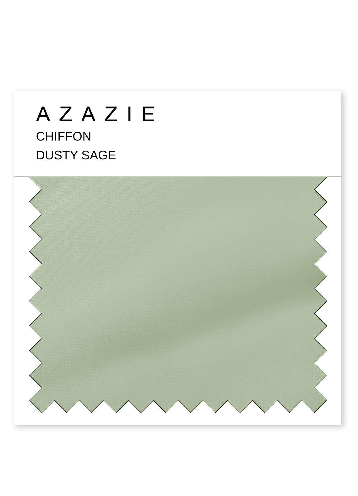 front Azazie Chiffon Swatch