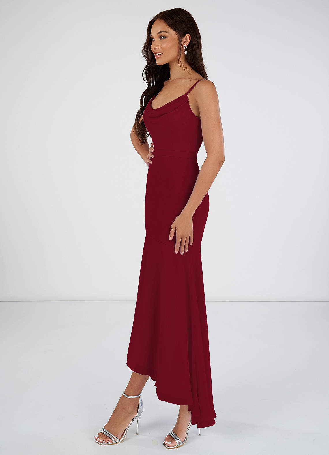 Burgundy Azazie Summer Bridesmaid Dresses | Azazie