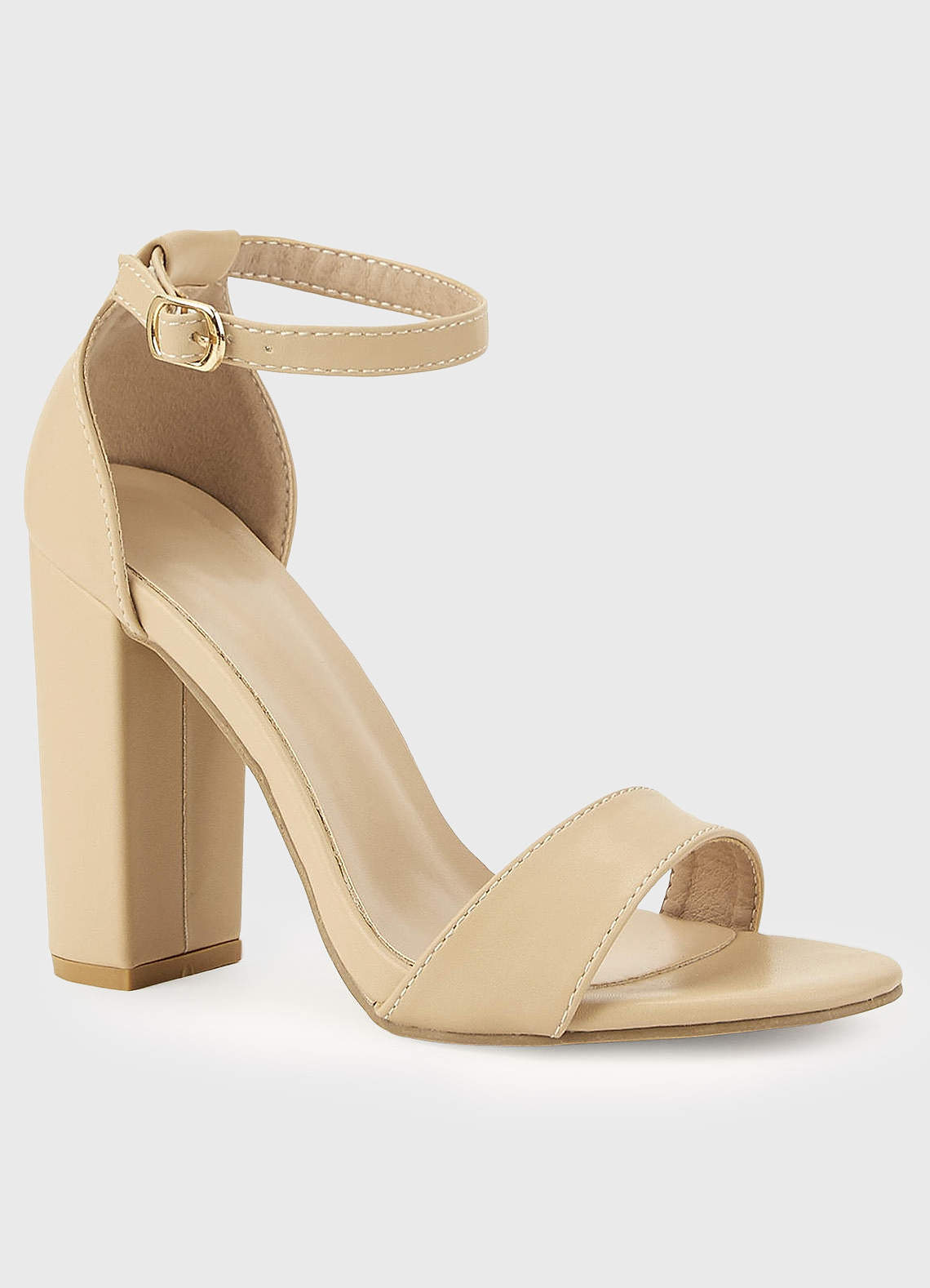 Nude color sandals best sale