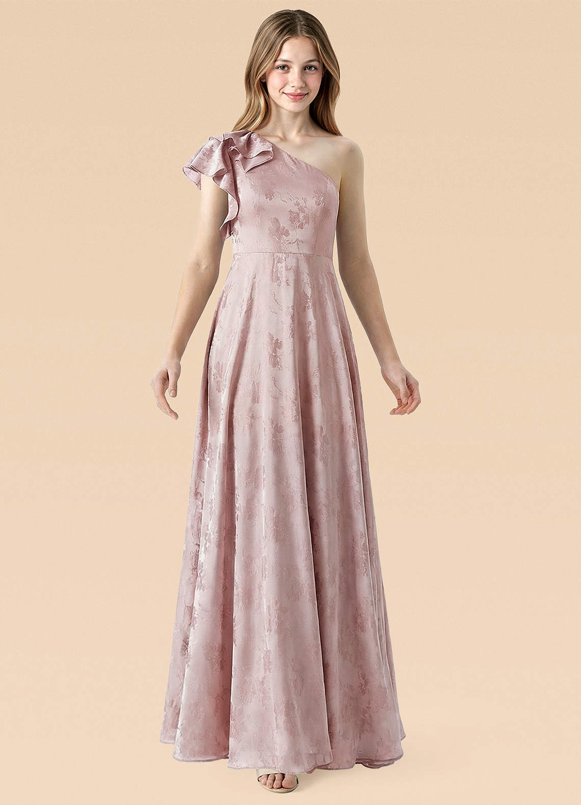 front Azazie Arabella Junior Formal Dress