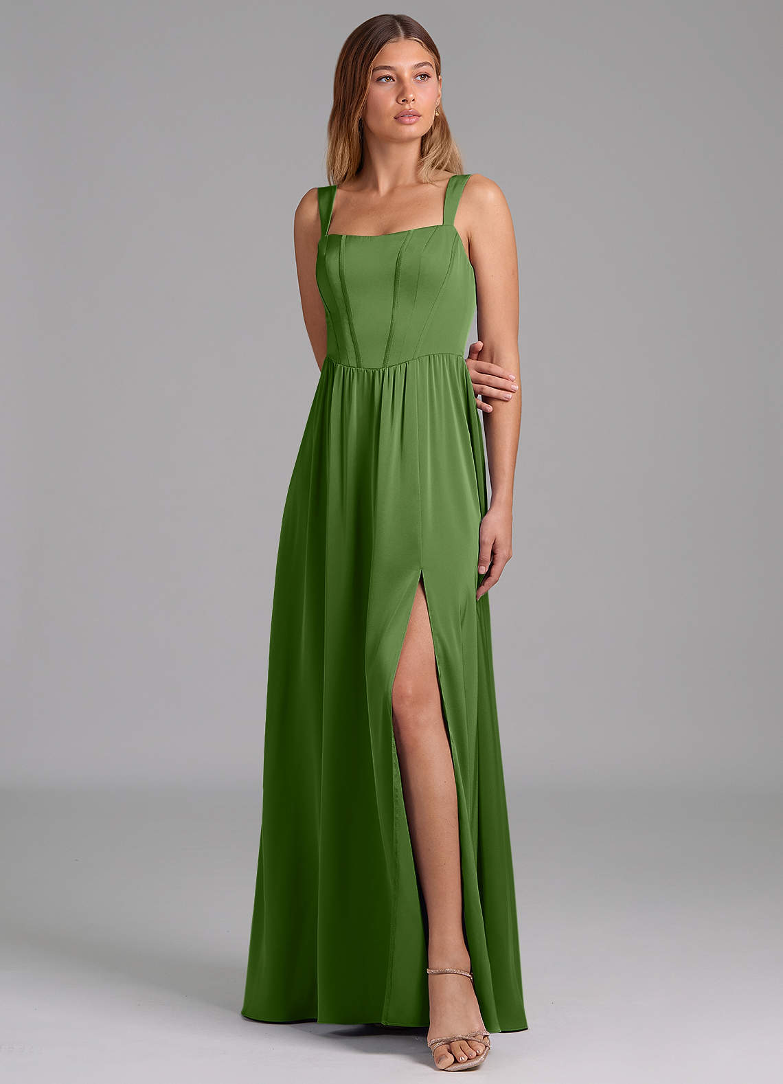 navy and green bridesmaid dresses An Elegant Green & Navy Southern Wedding