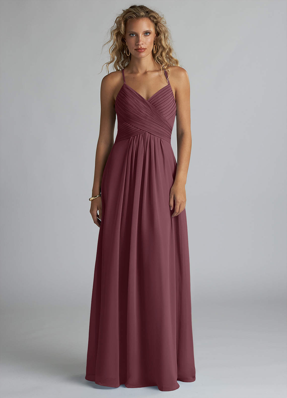 Azazie Haleigh Sangria Bridesmaid Dresses Azazie