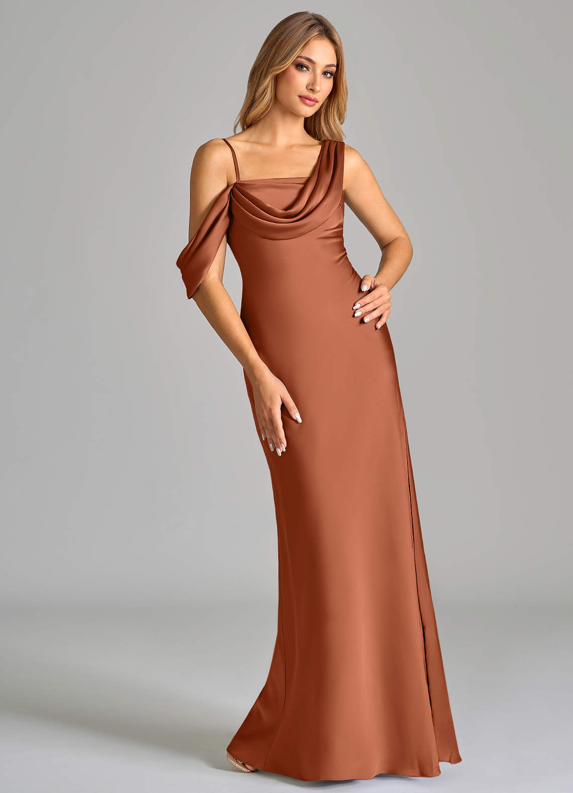 Azazie Celina Ceder Roos Bruidsmeisjes Jurken | Azazie, image size:1140x1578