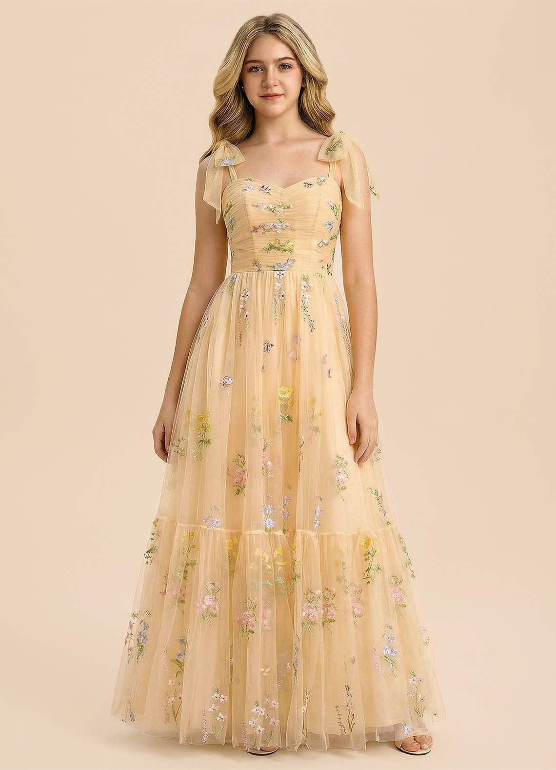 front Azazie Talia Junior Formal Dress