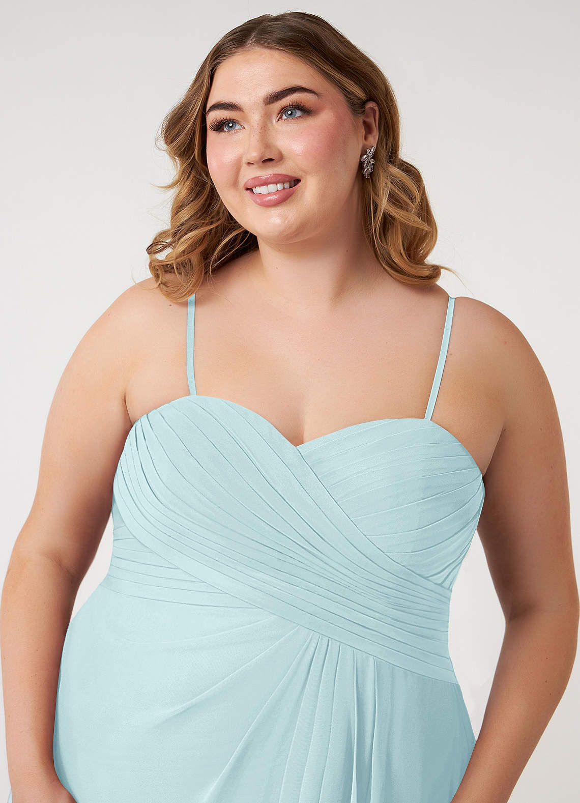 Azazie Arabella Allure Ready to Ship Desert Rose Chiffon