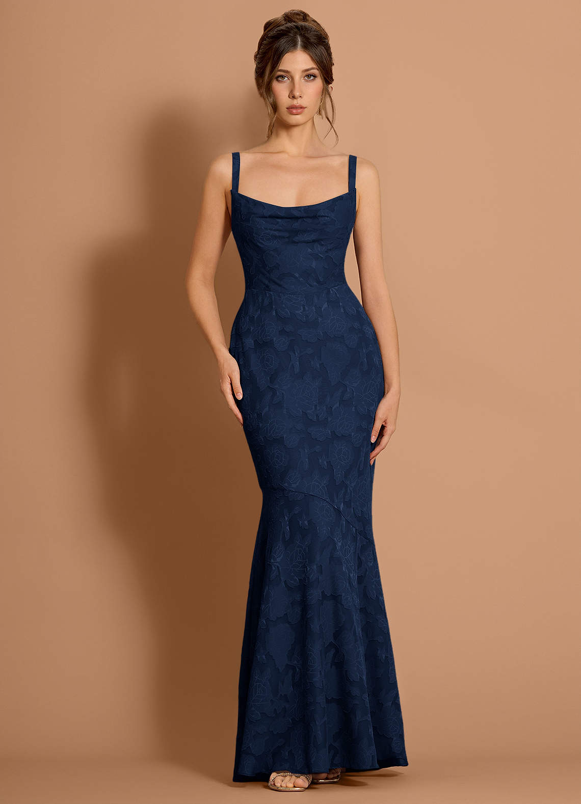 Aubrey Navy Maxi Dress image2