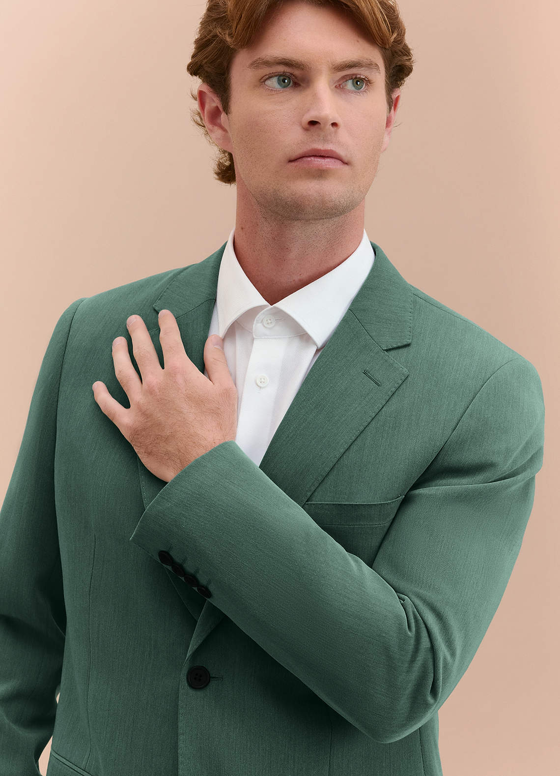 front William Eucalyptus Comfort Blend  Suit Jacket