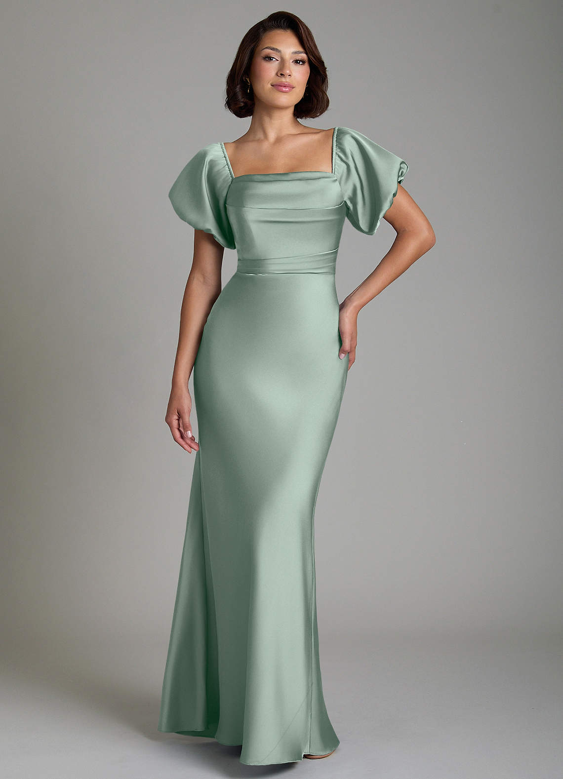 mermaid bridesmaid dresses cheap Azazie Lea VIP30 Thorelle Sweater Mini Dress Size:15-15½ please only error is