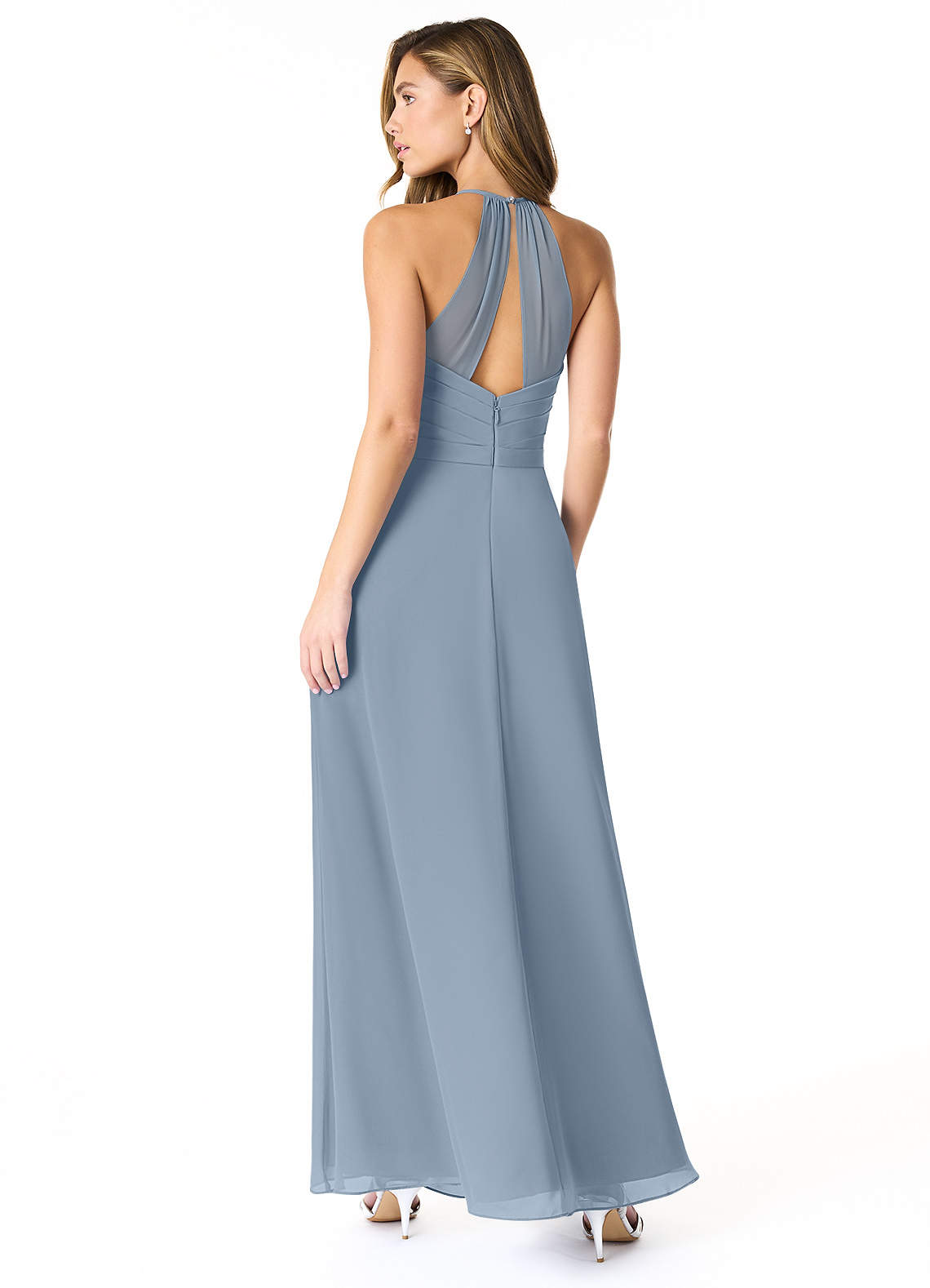 Azazie Dawn Dusty Blue Bridesmaid Dresses Azazie CA