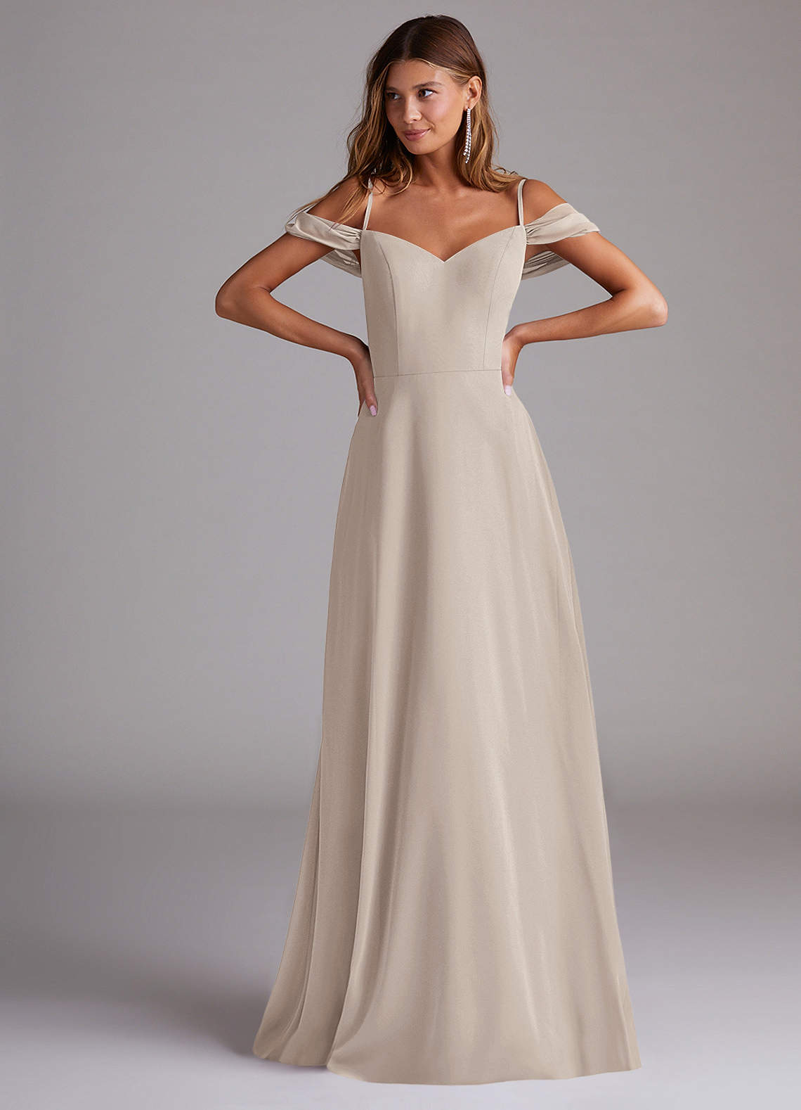 plus sage green bridesmaid dresses Jumpsuit Halter Floor Length Knitted Fabric Bridesmaid Dress COCOMELODY CB0419, Pale Pink main image 1