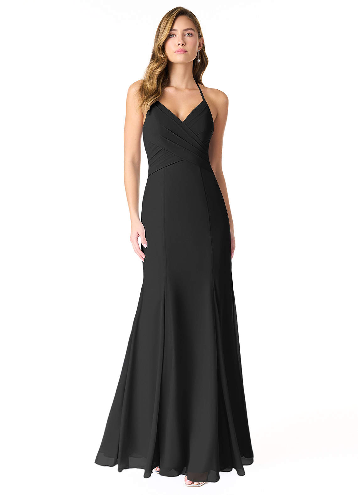black leather pencil dress L'AGENCE Milann Midi Skirt in Black main image 0