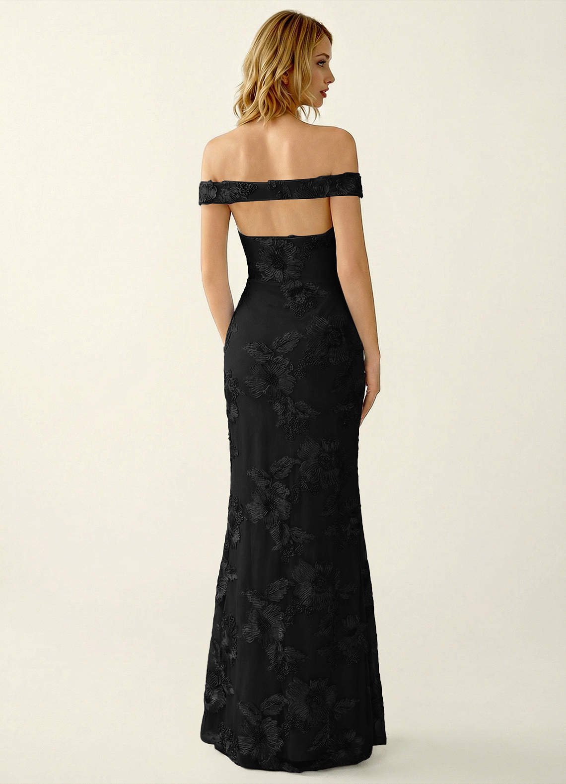 Lowlala Black Lace Prom Dress | Azazie