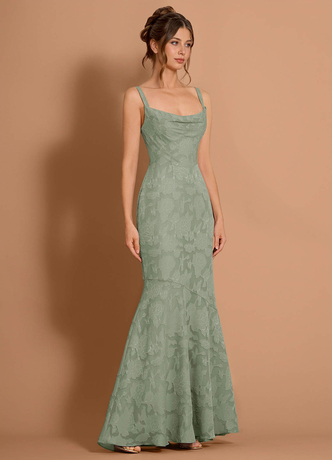 knee length dresses for ladies Pistachio Vintage Lace Maxi Dress – PinkBlush main image 0
