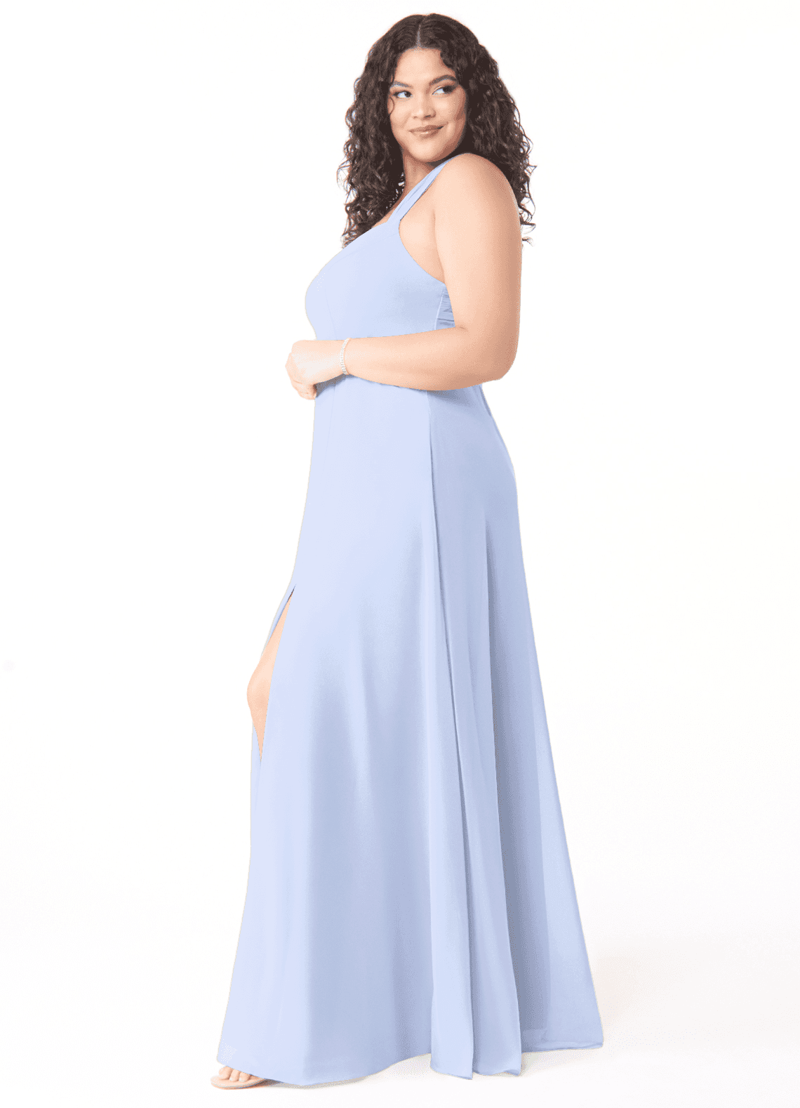 Azazie Jane Ready to Ship Matcha Chiffon Bridesmaid Dresses | Azazie