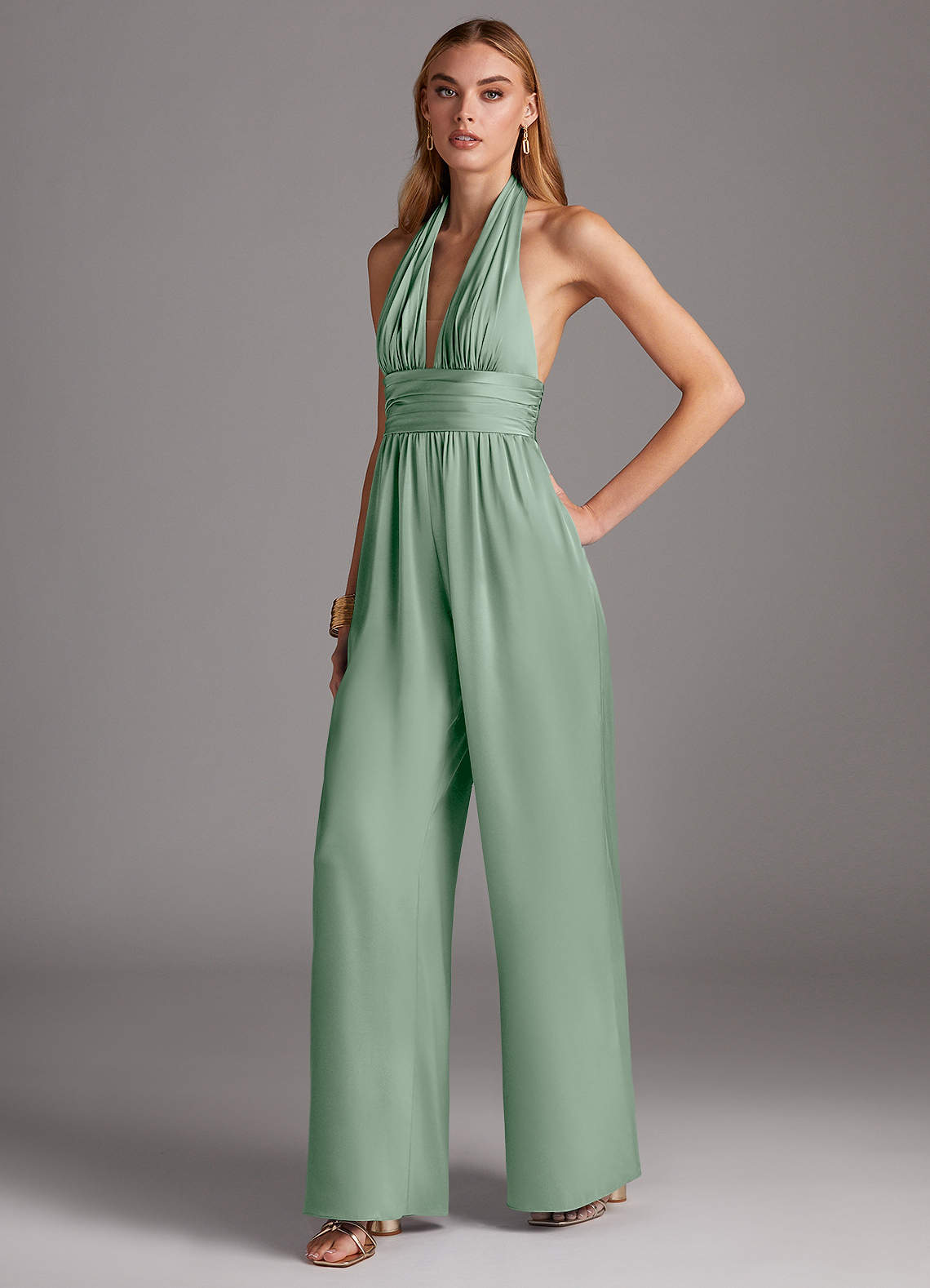 Elegant Solid Color Buckle O Neck Sleeveless Dresses(4 Colors) Elegant Solid Color Buckle O Neck Sleeveless Dresses(4 Colors)