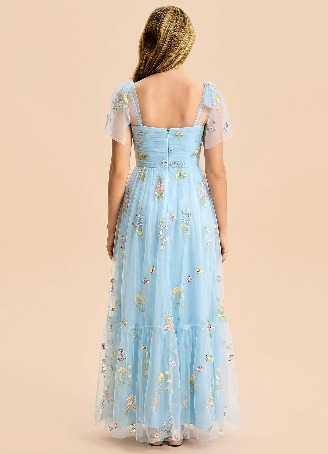 front Azazie Allie Junior Formal Dress