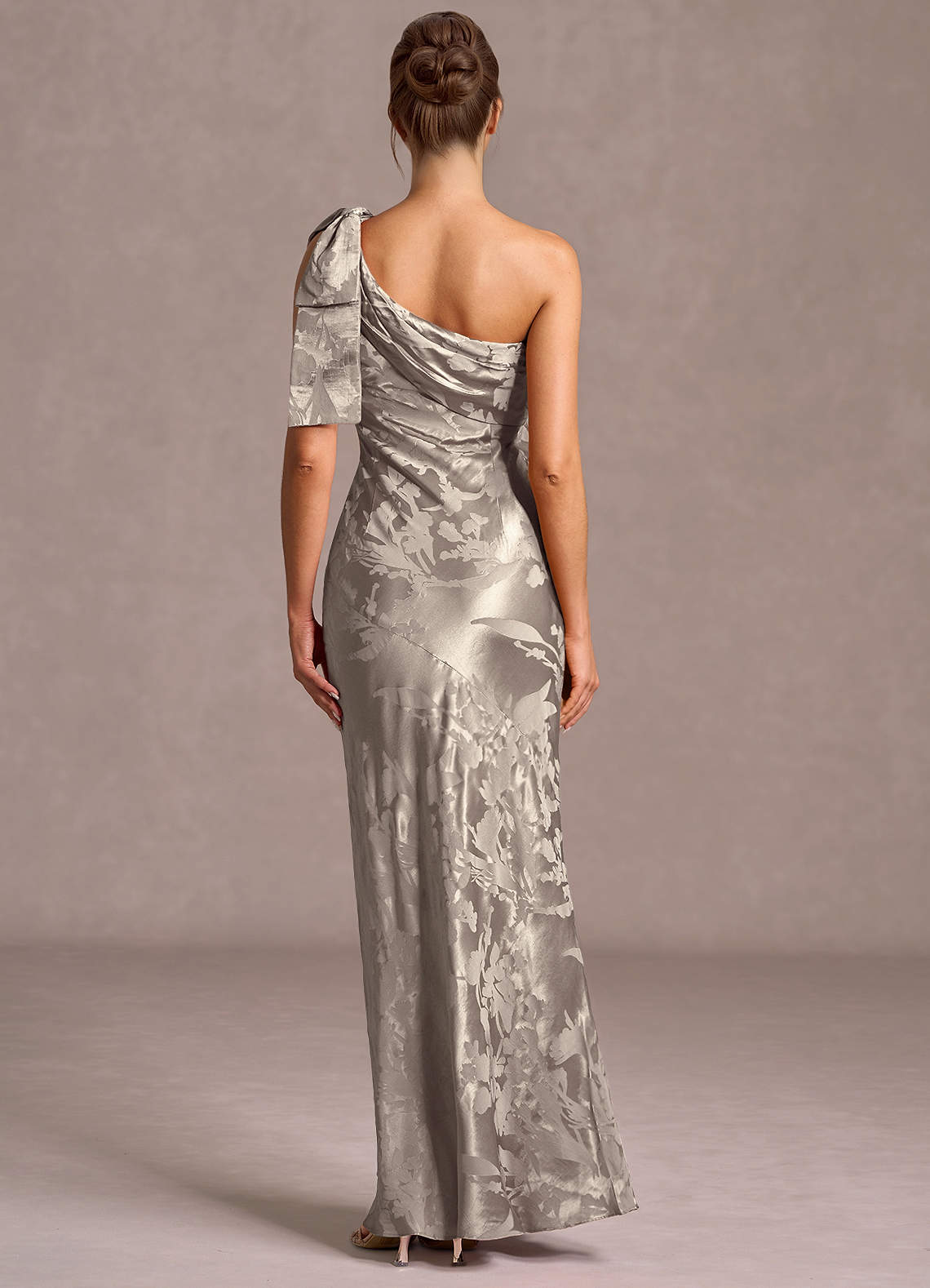 platinum dresses bridesmaid Adrianna Papell Platinum Bridesmaid Dress Style 40135 main image 1