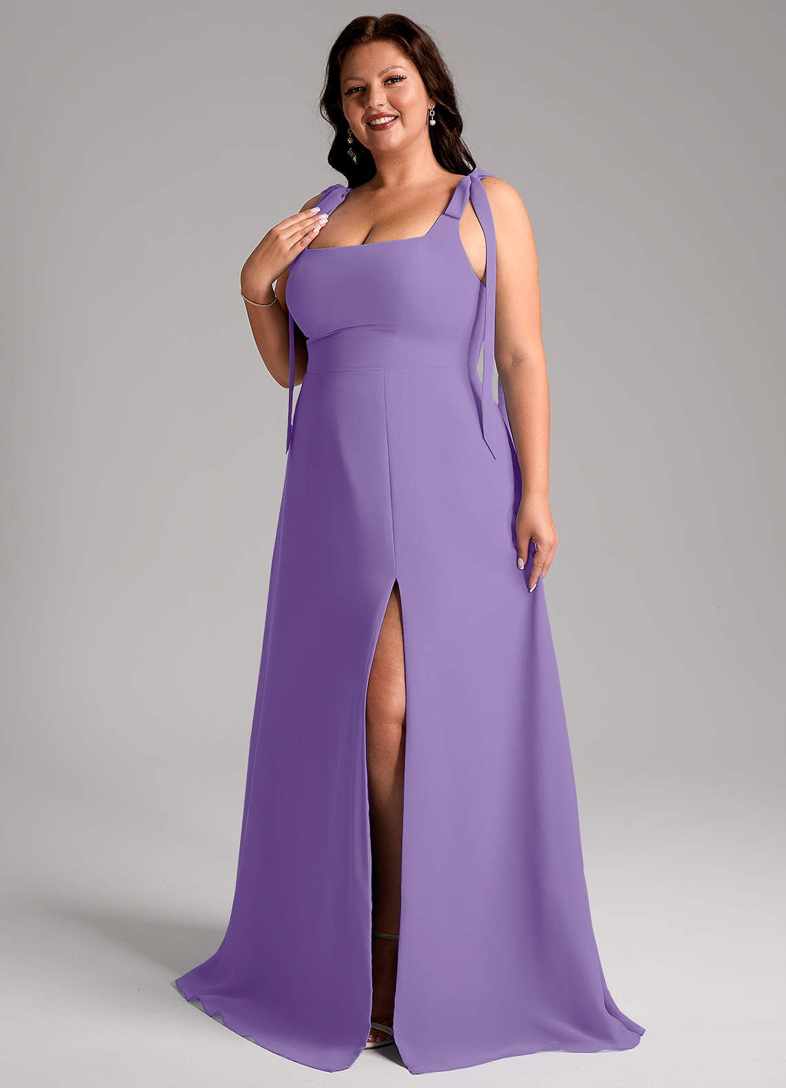 azazie bridesmaid dress tahiti Bexley Trendy A-Line V-Neck Ruched Floor Length Satin Bridesmaid Dresses, Olive Green