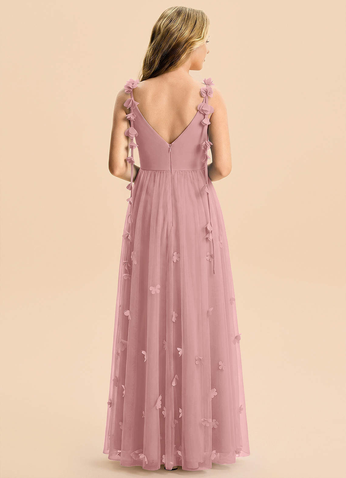 front Azazie Stevie Junior Formal Dress