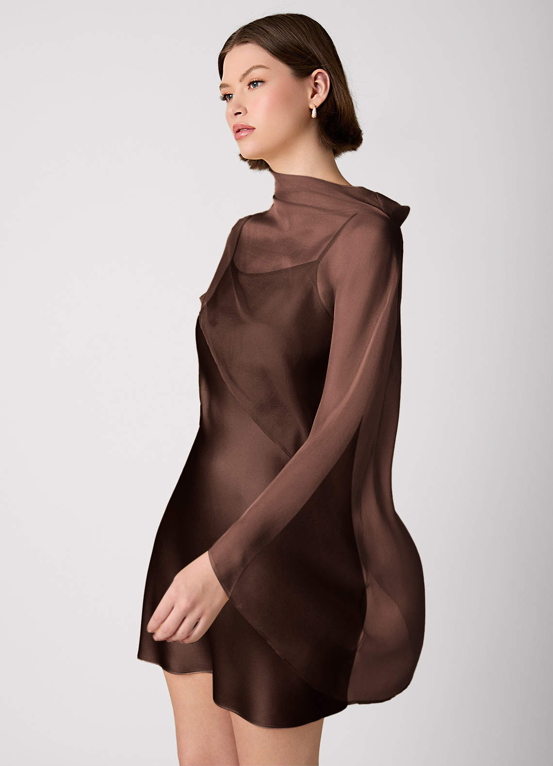 knee length dresses for ladies Women's Robes | Mulberry Silk Kimono Style Short Robe main image 0