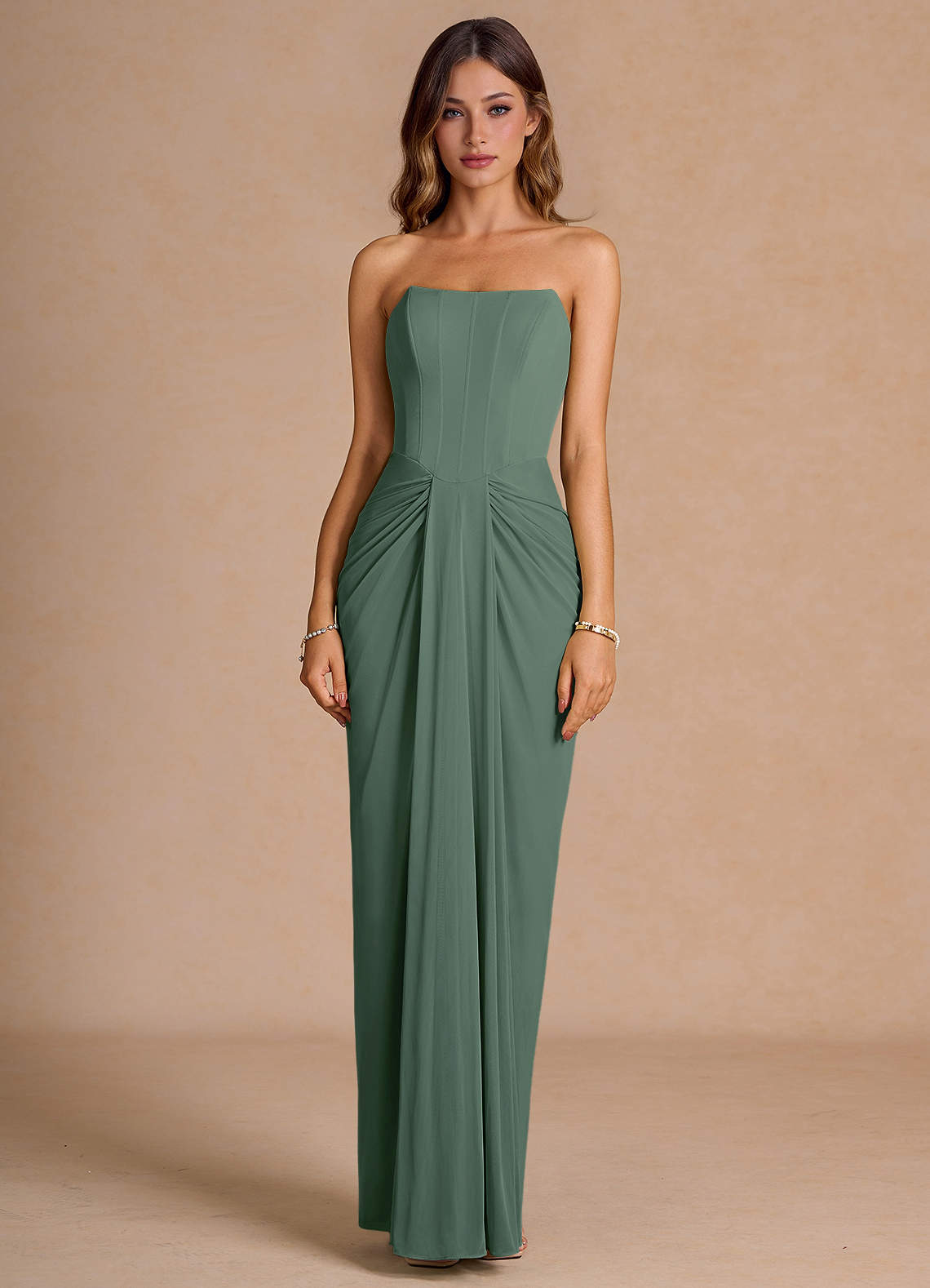 Vestido Eucalipto Largo Anais image1